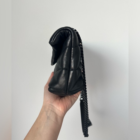 YSL Saint Laurent Black Toy Puffer Bag. - Picture 7 of 13